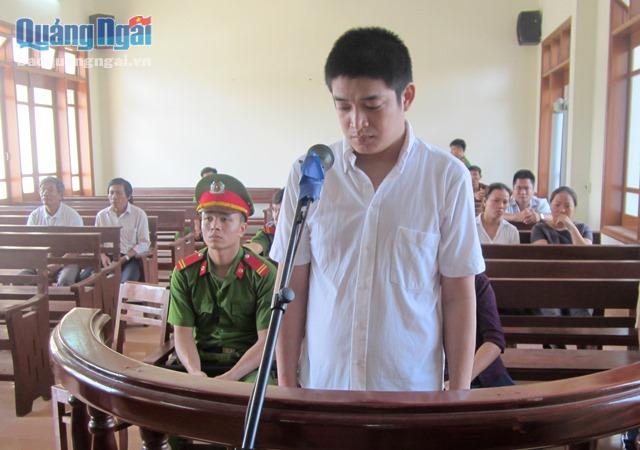 Bị cáo Nguyễn Chí Duy Oanh tại phiên tòa