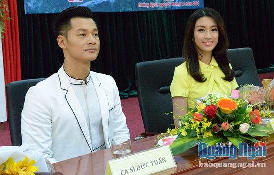 Hoa hậu Đỗ Mỹ Linh và ca sĩ Đức Tuấn sẽ tham gia thực hiện video clip quảng bá về Lý Sơn