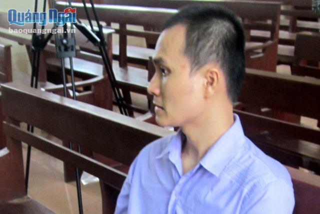 Bị cáo Trương Trần Gia Bảo tại phiên tòa