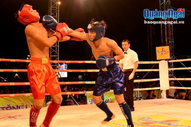 Một trận đấu tại giải Let’s Viet 2015 tổ chức tại Quảng Ngãi.