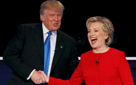  Hai ứng viên tổng thống hàng đầu Donald Trump và Hillary Clinton. Ảnh: Reuters