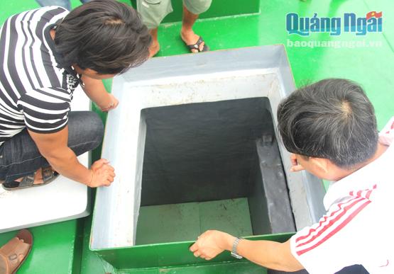 Hầm bảo quản hải sản bằng công nghệ PU thông thoáng, sạch sẽ.  