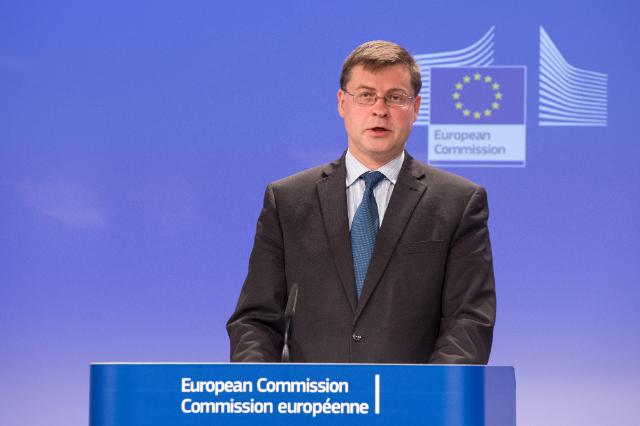 Phó Chủ tịch EC Valdis Dombrovskis - Ảnh: ec.europa.eu