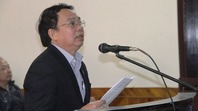 Bị cáo Nguyễn Văn Bổng - nguyên chủ tịch UBND huyện Kỳ Anh - lĩnh 12 năm tù - Ảnh: Văn Định