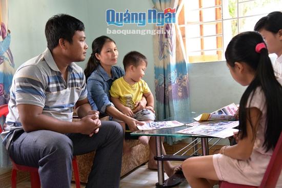 Gia đình anh Phạm Văn Nghĩa và chị Phạm Thị Giang dừng lại ở 2 con. Nhờ vậy, đời sống kinh tế của gia đình khá vững vàng