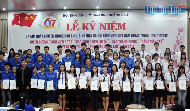 Hội Sinh viên Việt Nam tỉnh trao danh hiệu 