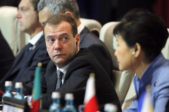 Thủ tướng Nga Dmitry Medvedev. (Ảnh: AFP)