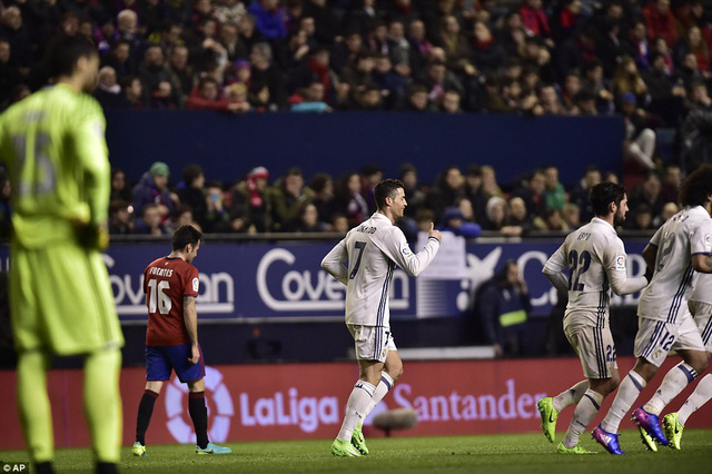 C.Ronaldo khai thông thế bế tắc cho Real Madrid
