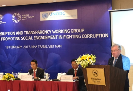 Ông Phan Văn Sáu, Tổng Thanh tra Chính phủ phát biểu tại hội thảo. Ảnh: VGP/Hồng Hạnh