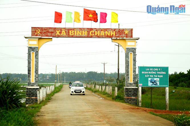 Bình Chánh (Bình Sơn) là địa phương gặp nhiều khó khăn trong xây dựng NTM xã giáp ranh với Quảng Nam.