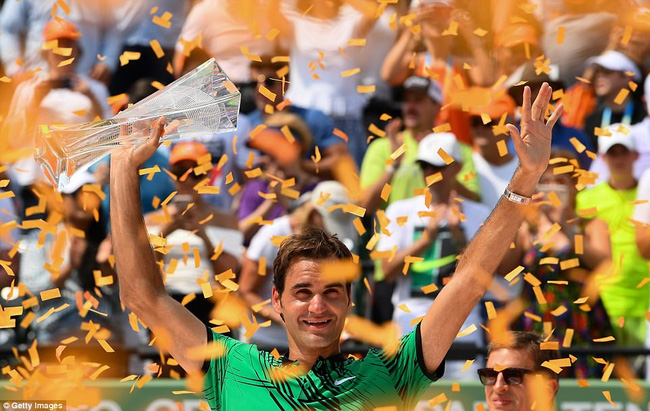 Federer lần thứ 3 vô địch Miami mở rộng