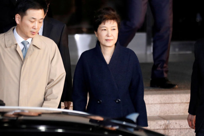 Cựu Tổng thống Hàn Quốc Park Geun Hye - Ảnh: Reuters