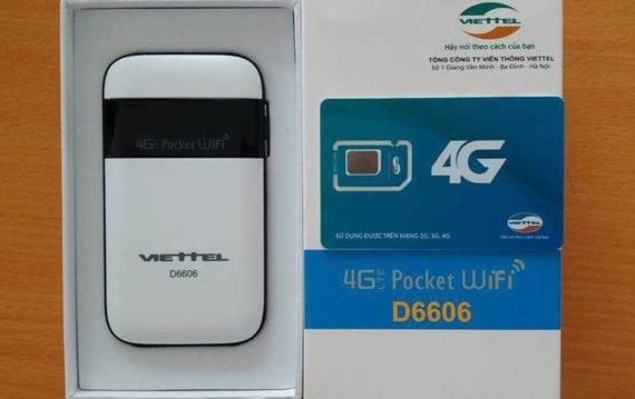   Bộ phát wifi di động Wifi Router 4G của Viettel