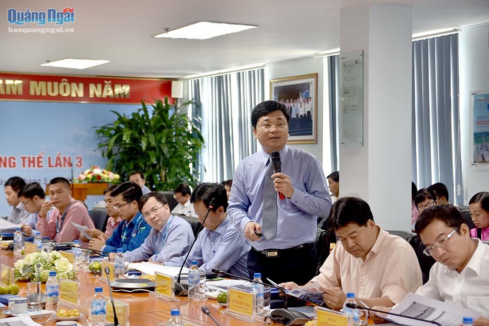 Ông Trần Ngọc Nguyên- TGĐ BSR thông tin tại buổi họp báo