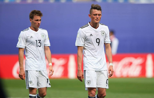 Sự thất vọng của các cầu thủ U20 Đức sau khi thua Venezuela 0-2