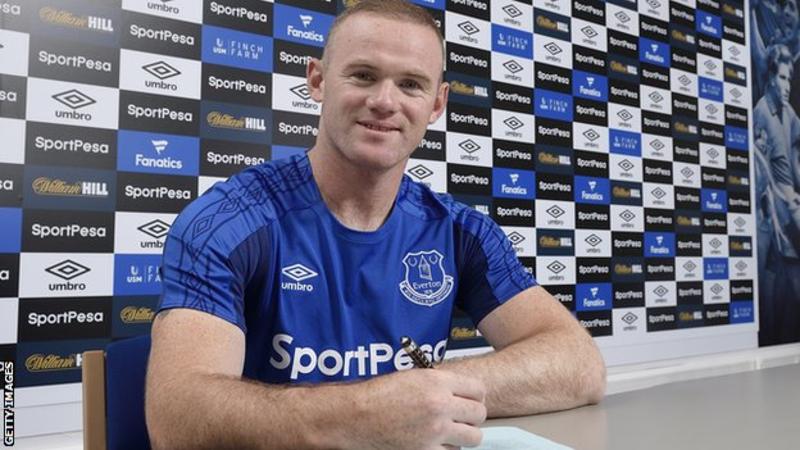 Sau 13 năm, Rooney một lần nữa trở lại thi đấu cho đội bóng khởi nghiệp Everton. Ảnh: Getty Images