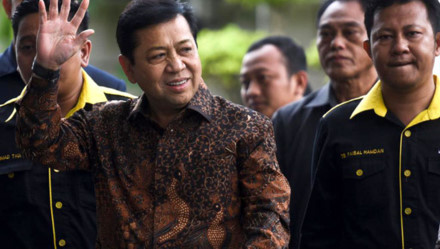  Chủ tịch Quốc hội Indonesia Setya Novanto bị điều tra tham nhũng. Ảnh: Reuters