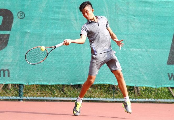 Nguyễn Văn Phương đăng quang giải trẻ ITF tại TP.HCM. Ảnh: M.Q