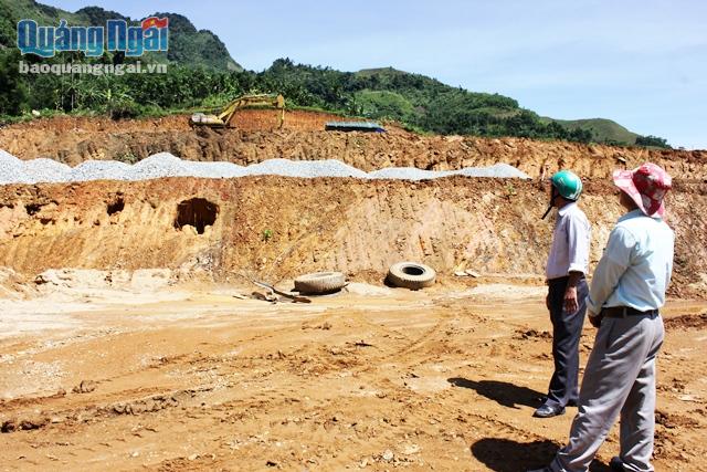 Đến nay, điểm tái định cư xã Trà Khương, Trà Lâm đã hoàn thành 80% khối lượng công việc