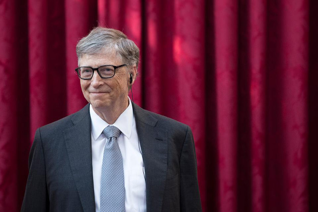    Tỉ phú Bill Gates, đồng sáng lập tập đoàn Microsoft là tỉ phú giàu nhất trong giới công nghệ và cũng là người giàu nhất thế giới - Ảnh: AFP