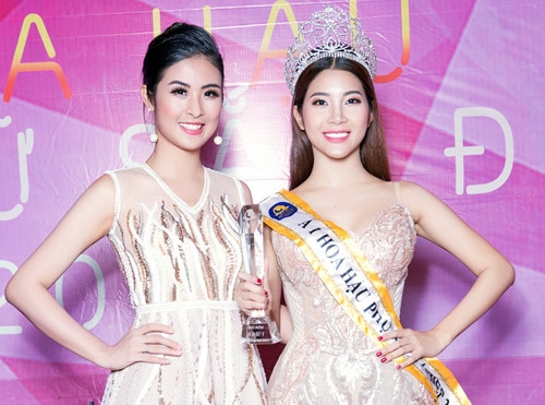 Hoa hậu Ngọc Hân làm giám khảo cuộc thi sắc đẹp này.