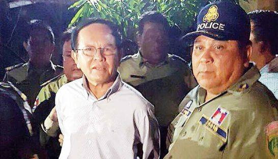  Kem Sokha bị bắt tại nhà riêng lúc vừa bước sang ngày 3-9 - Ảnh: AFP