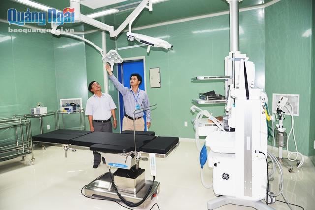 Khu vực phòng mổ của Bệnh viện Sản Nhi tỉnh đã được lắp đặt thiết bị đầy đủ và khử trùng, sẵn sàng phục vụ 