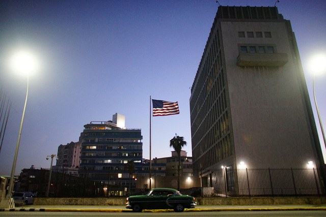  Đại sứ quán Mỹ tại thủ đô Havana của Cuba - Ảnh: REUTERS