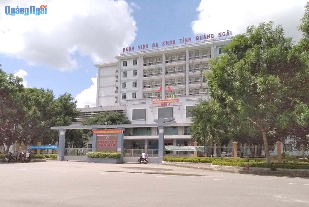 Bệnh viện Đa khoa Quảng Ngãi, nơi xảy ra sự việc