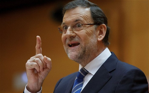  Thủ tướng Tây Ban Nha Rajoy. Ảnh: Telegraph.
