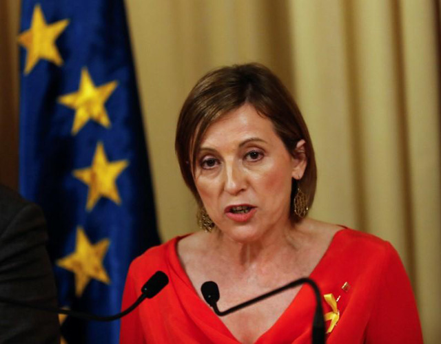 Chủ tịch Nghị viện Catalonia Carme Forcadell (Ảnh: Reuters)