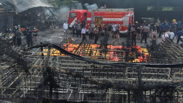   Hiện trường vụ nổ (Ảnh: AFP)