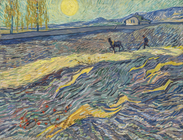 Bức họa Laboureur dans un champ của danh họa Hà Lan Van Gogh - Ảnh: ART MARKET MONITOR