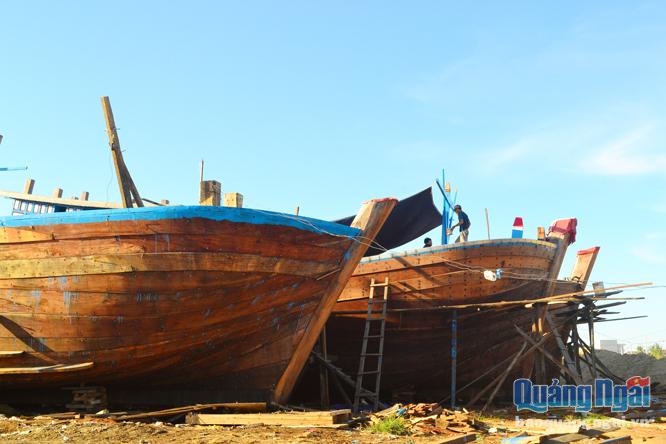 HTX dịch vụ và khai thác thủy sản xa bờ Nghĩa An chưa tiếp cận được với đề án vì vướng mặt bằng.