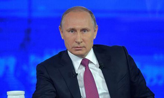 Tổng thống Nga Vladimir Putin. Ảnh: EPA