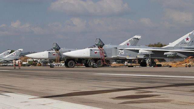  Căn cứ không quân Hmeimim của Nga ở Syria (Ảnh: Sputnik)
