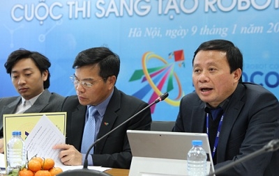 Ông Đỗ Quốc Khánh, Phó Trưởng Ban Tổ chức cuộc thi phát biểu tại cuộc họp báo.