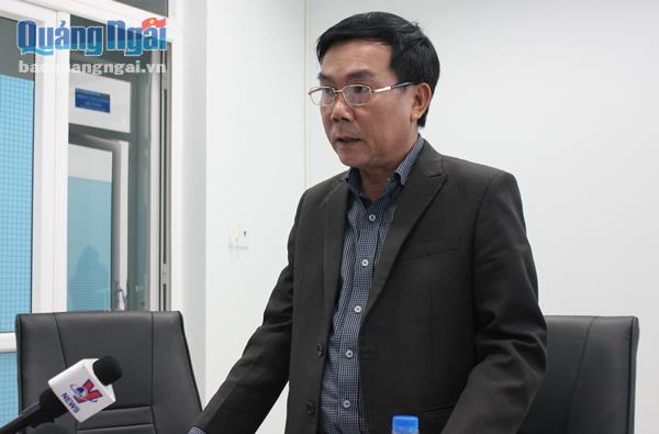 Ông Nguyễn Tấn Đức- Giám đốc Sở Y tế thông tin về trường hợp đáng tiếc của bệnh nhân Lương Thị Tưởng