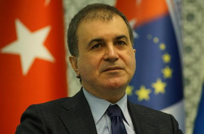 Bộ trưởng Liên minh châu Âu (EU) của Thổ Nhĩ Kỳ Omer Celik. Ảnh: Reuters.