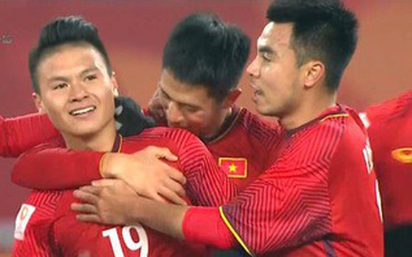 Niềm vui của các tuyển thủ U23 Việt Nam