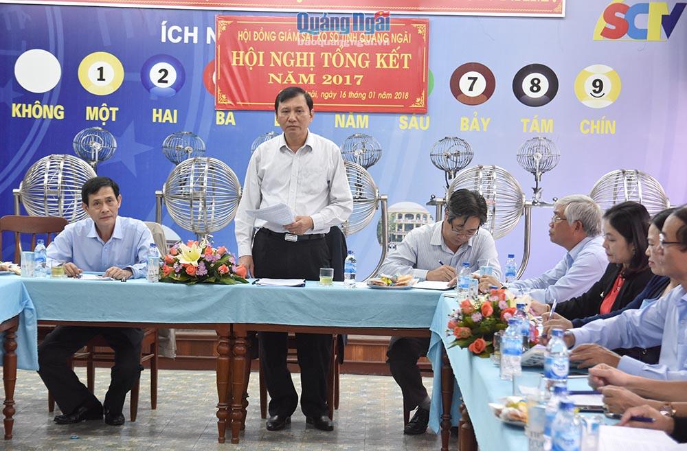 Phó Chủ tịch UBND tỉnh Phạm Trường Thọ phát biểu tại hội nghị