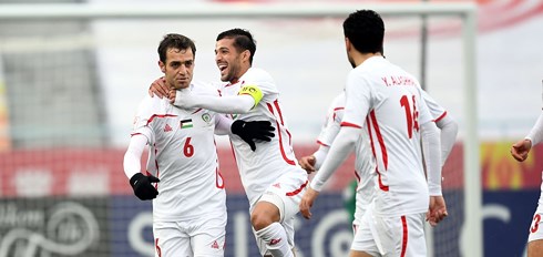 U23 Palestine đã giành chiến thắng đậm trước U23 Syria (Ảnh: AFC).