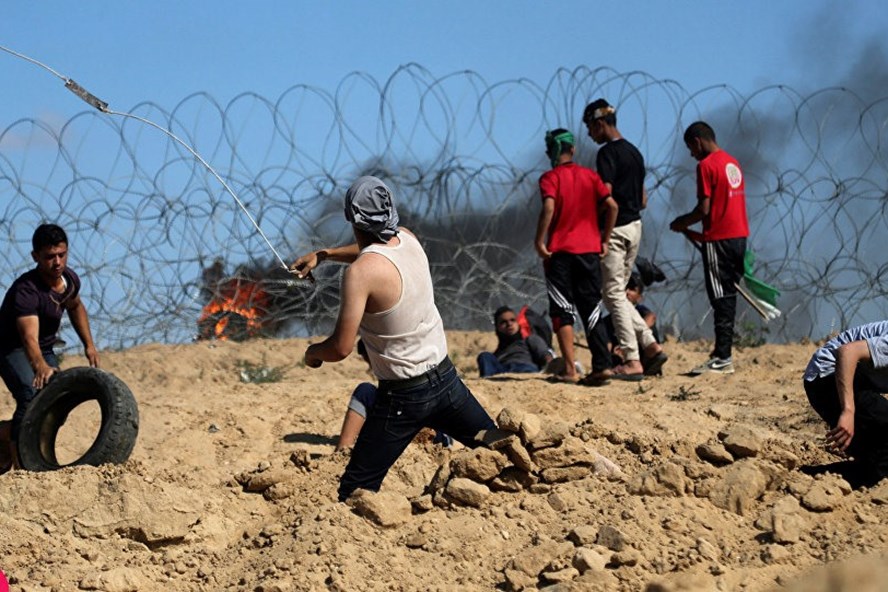 177 người Palestine bị thương trong các cuộc đụng độ. Ảnh: Reuters.