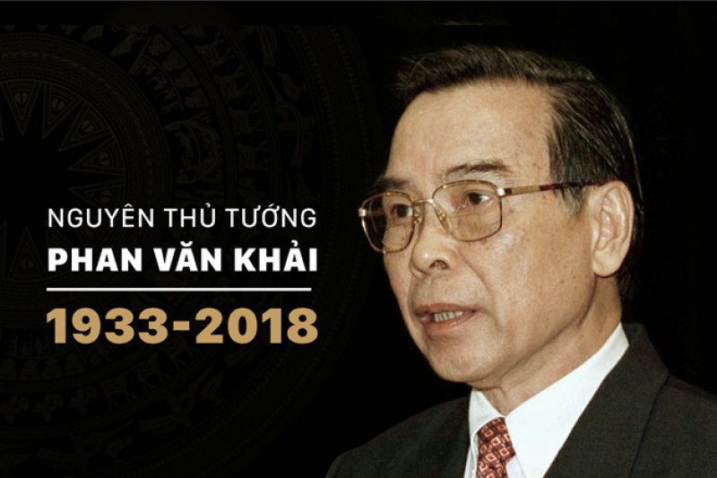 Nguyên Thủ tướng Phan Văn Khải. Ảnh: TTXVN