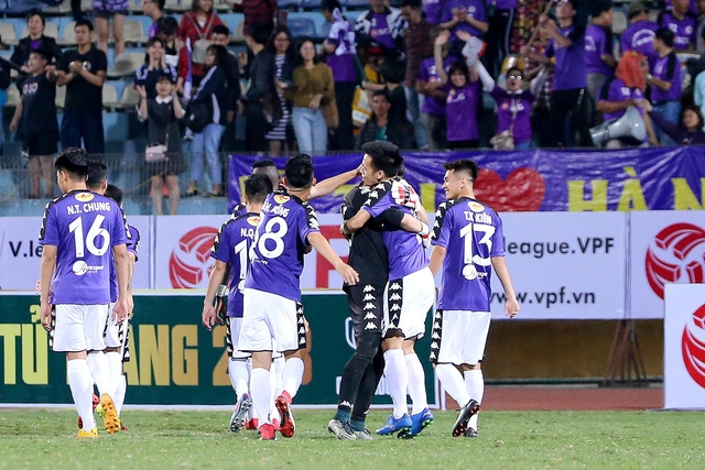 CLB Hà Nội vất vả vượt qua đội hạng dưới Đắk Lắk ở vòng 1 cúp quốc gia (ảnh: Gia Hưng)