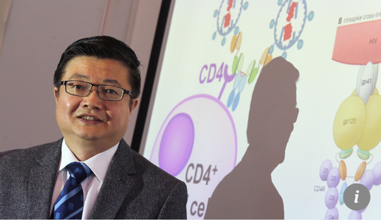  Giáo sư Chen Zhiwei, người đứng đầu nhóm nghiên cứu. (Ảnh: SCMP)