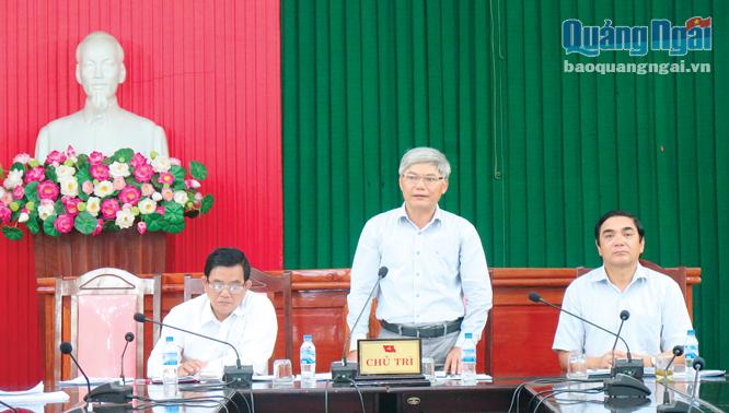 Đồng chí Võ Văn Hào phát biểu kết luận hội nghị. Ảnh: THANH THUẬN