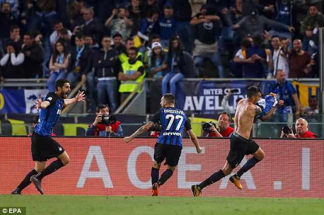 Inter Milan đã lội ngược dòng thành công trước Lazio