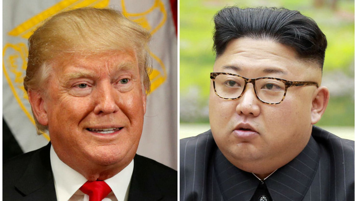 Tổng thống Mỹ Donald Trump và nhà lãnh đạo Triều Tiên Kim Jong Un - Ảnh: REUTERS