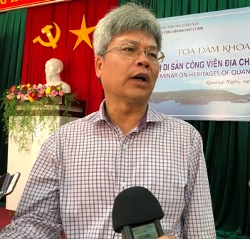  Viện trưởng Viện Khoa học Địa chất và Khoáng sản Ts. Trần Tân Văn